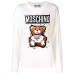 Moschino Toy Bear Sweatshirt Beyaz Kadın