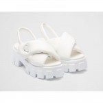 Prada Sandalet Ayakkabı Beyaz 