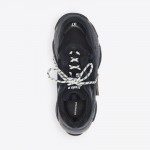 Balenciaga Triple S Ayakkabı Kadın Siyah