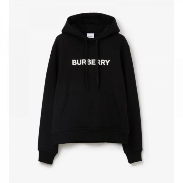 Burberry Logo Print Sweatshirt Siyah