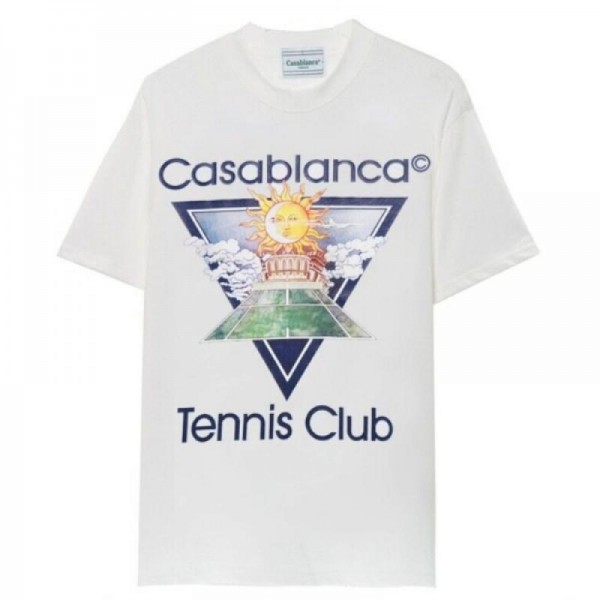 Casablanca Tennis Club  Tişört Beyaz