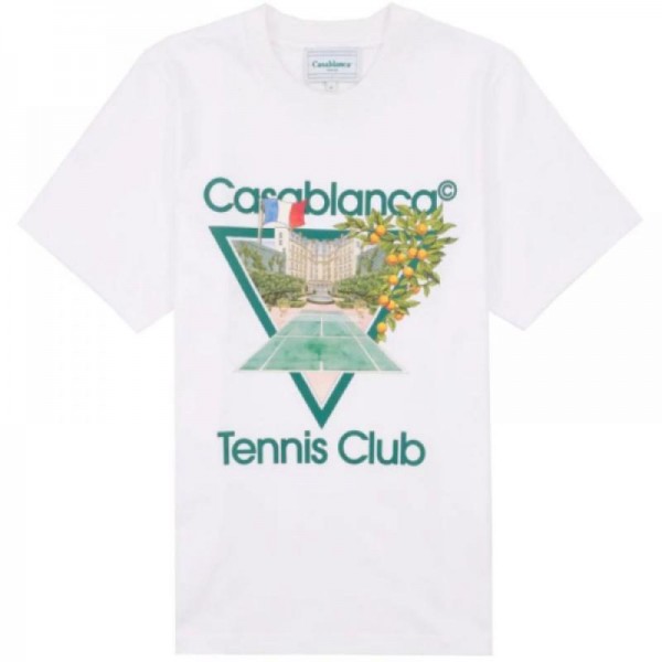 Casablanca Tennis Club  Tişört Beyaz