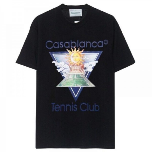 Casablanca Tennis Club  Tişört Siyah