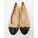 Chanel Ballet Ayakkabı Bej