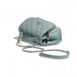 Chanel Grained Çanta Kadın Mavi