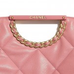 Chanel Grained Çanta Kadın Pembe