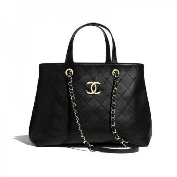 Chanel Logo Çanta Kadın Siyah