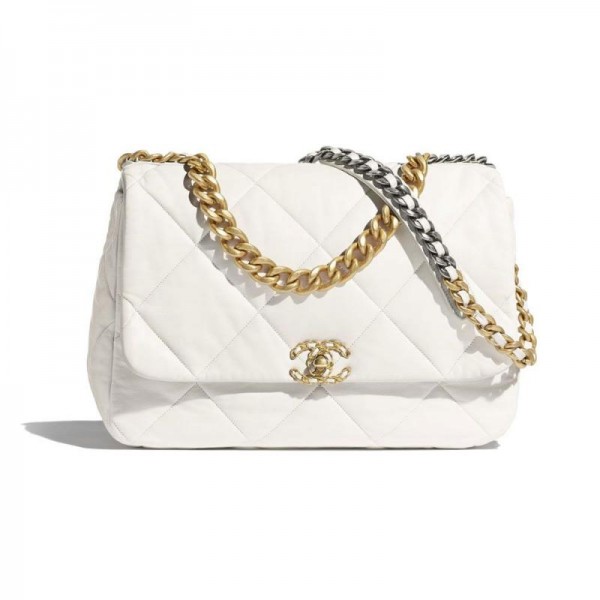 Chanel Maxi Çanta Kadın Beyaz