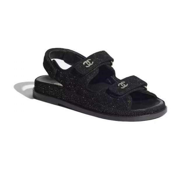 Chanel Sandalet Ayakkabı Siyah