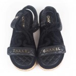 Chanel Sandalet Sandalet Siyah