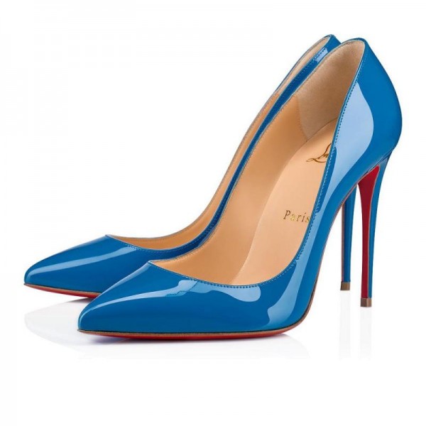 Christian Louboutin Pigalle Ayakkabı Mavi
