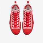 Dior B23 High Top Ayakkabı Kırmızı
