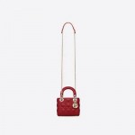 Dior Lady Dior Mini Çanta Kırmızı