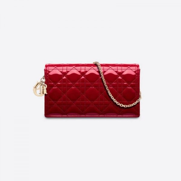 Dior Lady Dior Pouch Çanta Kırmızı