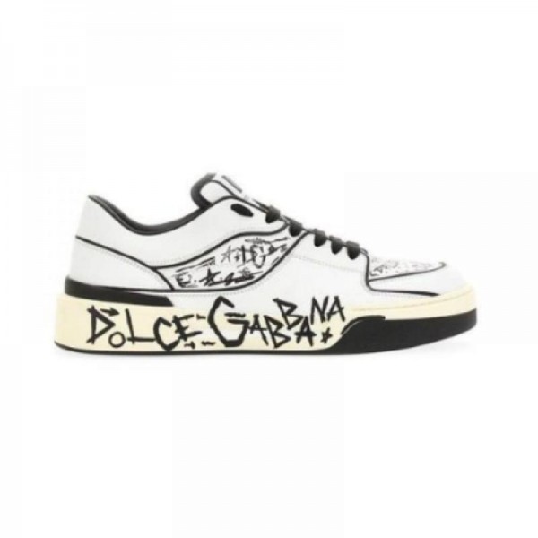 Dolce Gabbana New Roma Graffiti Ayakkabı Beyaz
