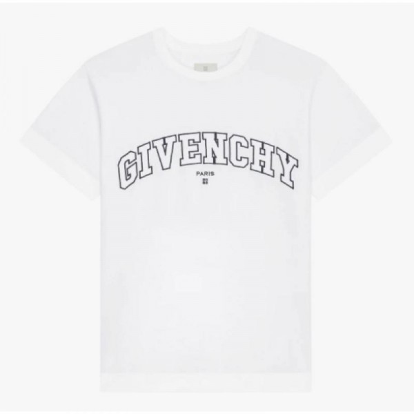 Givenchy College Tişört Beyaz