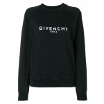 Givenchy Logo Sweatshirt Siyah Kadın