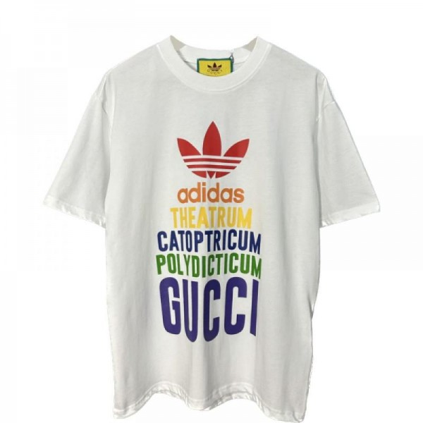 Gucci Adidas X Gucci Tişört Beyaz