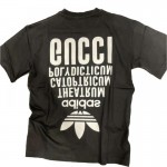 Gucci Adidas X Gucci Tişört Siyah