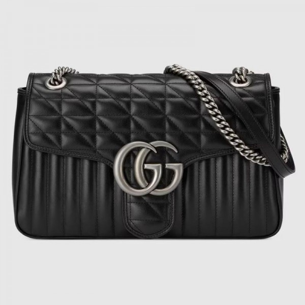 Gucci Gg Marmont Medium Çanta Siyah