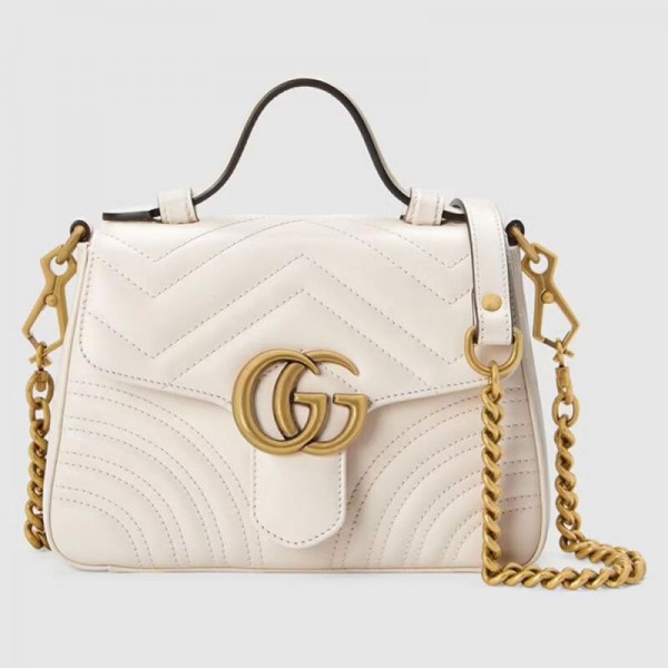Gucci Gg Marmont Mini Çanta Beyaz