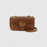Gucci Gg Marmont Mini Çanta Kahverengi