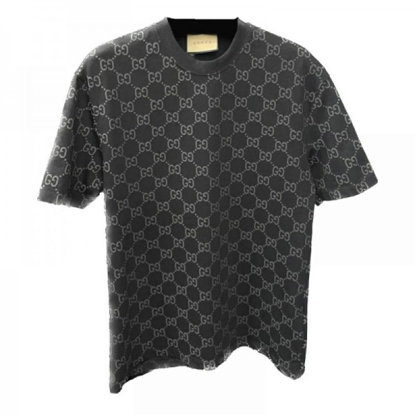 Gucci Gg Monogram Tişört Siyah