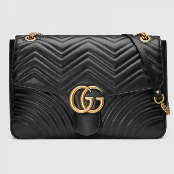 Gucci Marmont Large Çanta Siyah Kadın