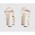 Gucci Platform Sandal Ayakkabı Beyaz
