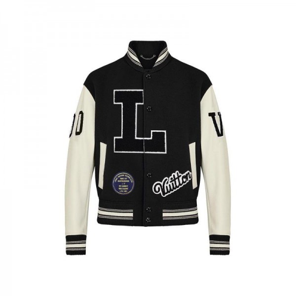 Louis Vuitton Baseball Jacket Sweatshirt Siyah