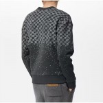 Louis Vuitton Damier Spread Printed Sweatshirt Siyah