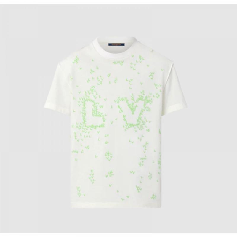 Louis Vuitton Lv Spread Embroidery Sweatshirt Beyaz - Outlet Azpara
