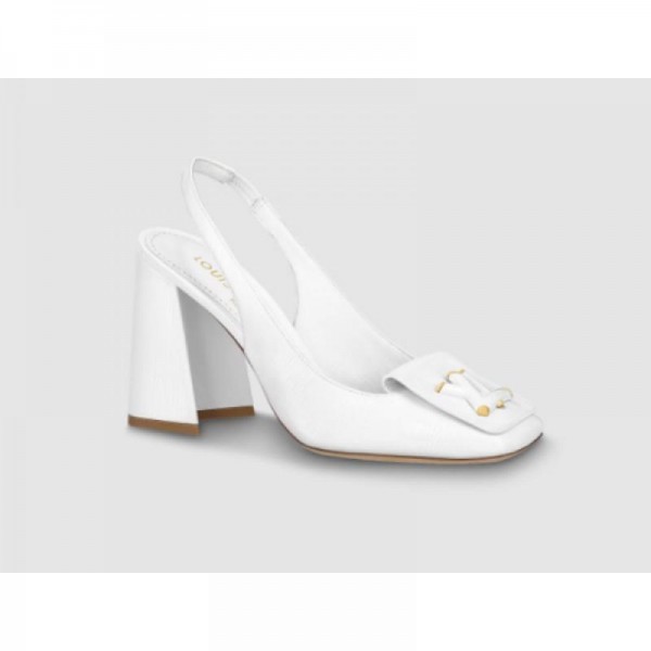 Louis Vuitton Shake Slingback Pump  Ayakkabı Beyaz