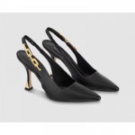 Louis Vuitton Sparkle Slingback Pump Ayakkabı Siyah