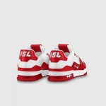 Louis Vuitton Trainer Sneaker Ayakkabı Kırmızı