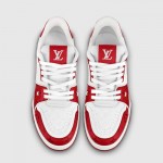 Louis Vuitton Trainer Sneaker Ayakkabı Kırmızı