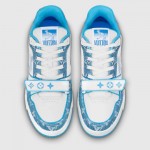 Louis Vuitton Trainer Sneaker Ayakkabı Mavi