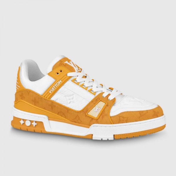 Louis Vuitton Trainer Sneaker Ayakkabı Sarı