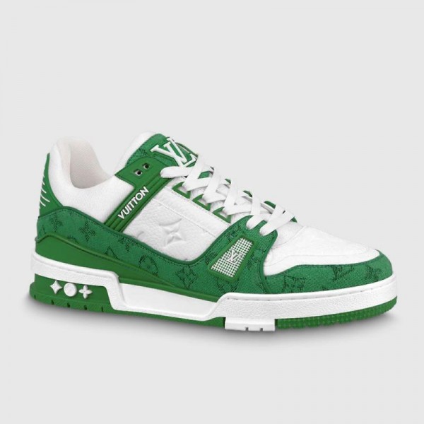 Louis Vuitton Trainer Sneaker Ayakkabı Yeşil