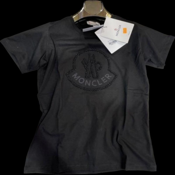 Moncler Logo Tişört Siyah