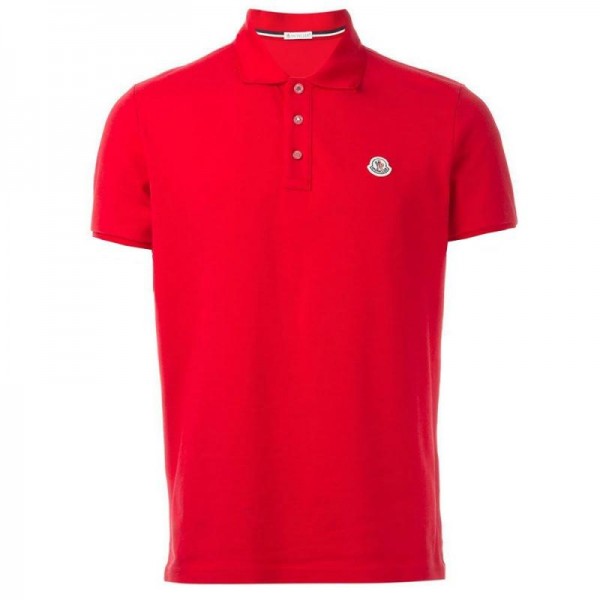 Moncler Polo Tişört Kırmızı