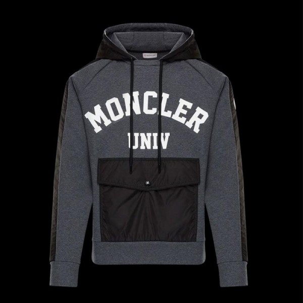 Moncler Univ Sweatshirt Erkek Gri