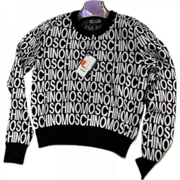 Moschino Logo Sweatshirt Siyah