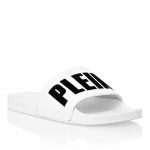 Philipp Plein Flat Gummy Sandals Terlik Beyaz