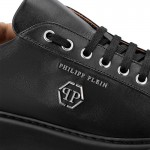 Philipp Plein Lo Top Hexagon Ayakkabı Siyah