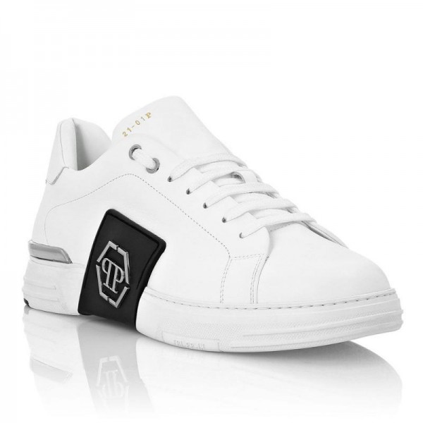 Philipp Plein Lo Top Phantom Ayakkabı Beyaz
