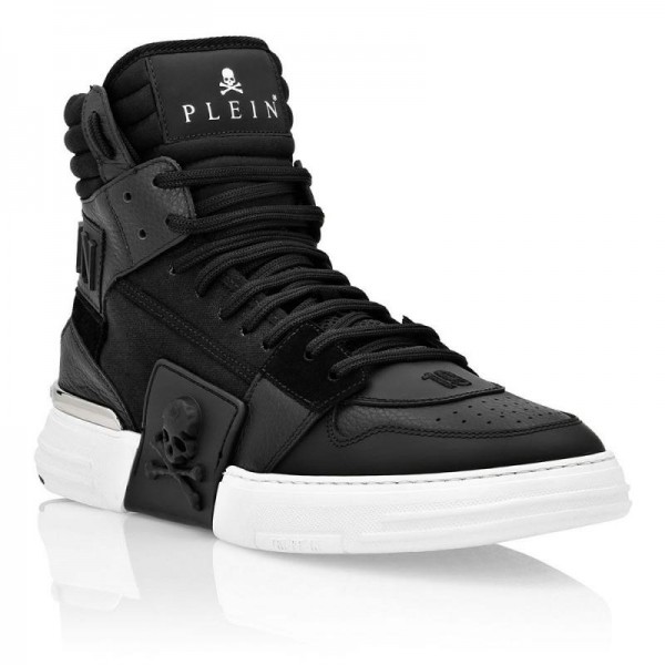 Philipp Plein Phantom Kick Hi Top Ayakkabı Siyah