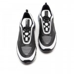 Prada Cloudbust Air Mesh Trainers Ayakkabı Siyah Beyaz