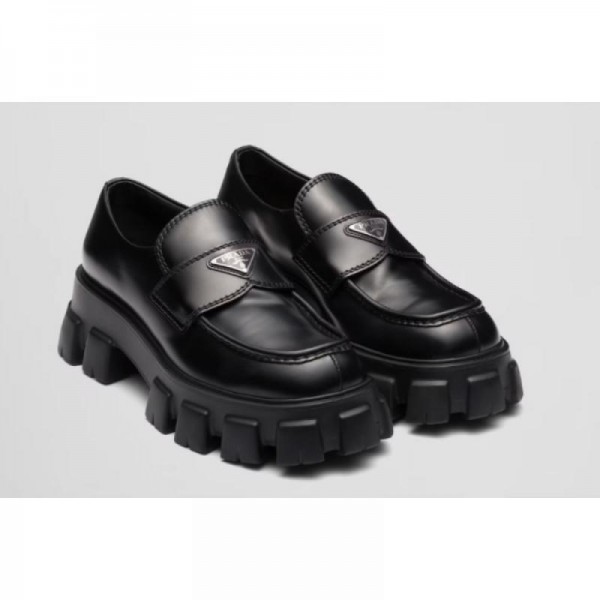 Prada Monolith Loafer Ayakkabı Siyah