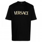 Versace Logo Print Tişört Siyah